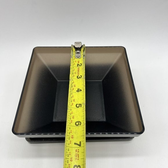 Tupperware Get Together Buffet Set Tray Servers Smoky Black Gray Lot Of 2 - Picture 10 of 11